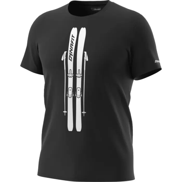 Tričko Dynafit Graphic CO S/S Tee - Black out/skis
