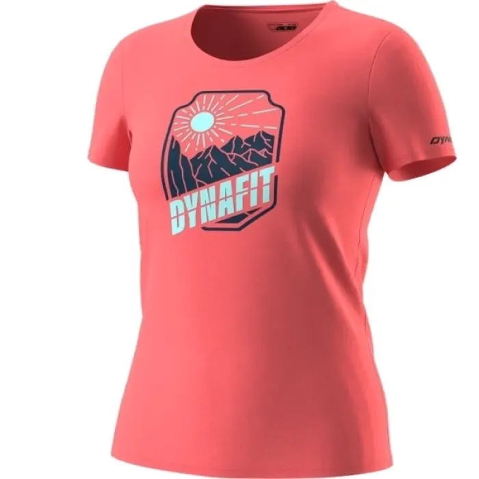 Tričko Dynafit Graphic CO S/S Tee Woman - Hot coral