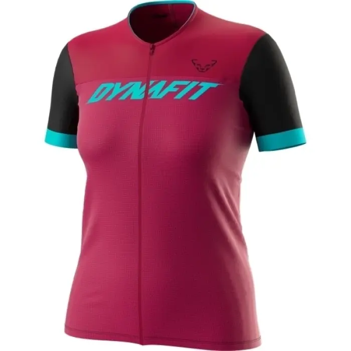 Tričko Dynafit Ride Light S/S 1/2 Zip Tee Woman - Black out nimbus