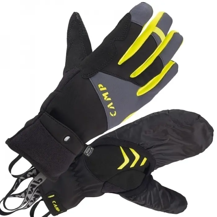 Rukavice Camp G Comp Warm - Black/L. blue/Fuchsia