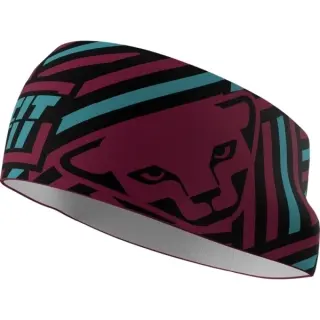 Čelenka Dynafit Graphic Performance Headband - Burgundy Razzle Dazzle