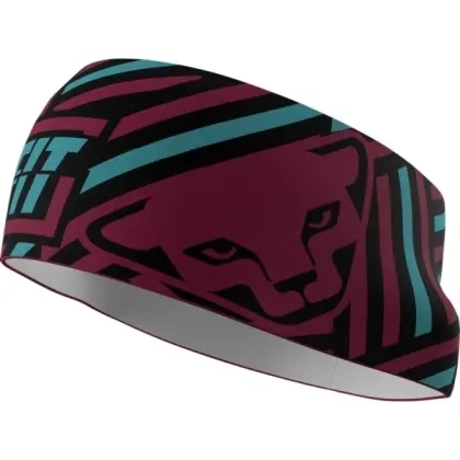 Čelenka Dynafit Graphic Performance Headband - Burgundy Razzle Dazzle