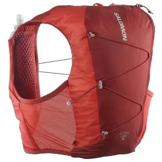 Bežecká vesta Salomon Active Skin 8 with Flask - Red