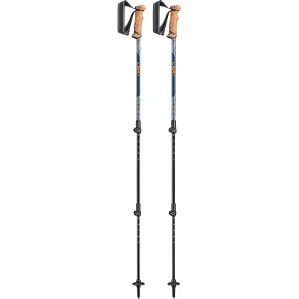 Palice Leki Legacy Lite - Orange/Denim blue