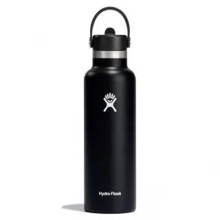 Fľaša Hydro Flask Standard Flex Straw Cap 21oz (621ml) - Black