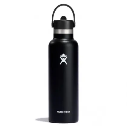 Fľaša Hydro Flask Standard Flex Straw Cap 21oz (621ml) - Black