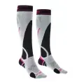 Ponožky Bridgedale Ski LightWeight Vertige Light Over Calf Woman - Silver/black