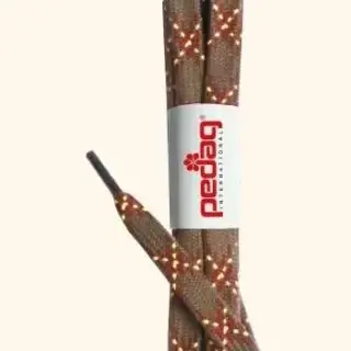 Šňurky do topánok Pedag Trekking Laces 150 cm - Brown/orange