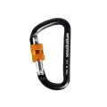 Karabína Singing Rock Mini D Screw - Black