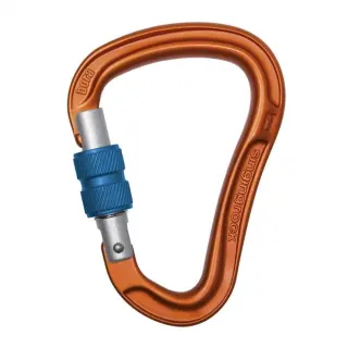 Karabína Singing Rock Bora HMS Screw - Orange/blue