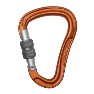Karabína Singing Rock Bora HMS Screw - Orange/grey