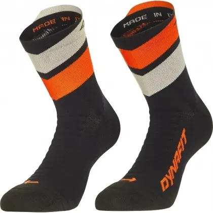Ponožky Dynafit Ultra Mid Socks - Black Out/Ultra Orange