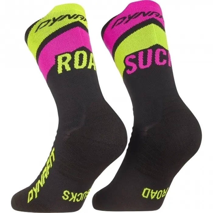 Ponožky Dynafit Ultra Crew Socks - Black Out/Ultra Yellow