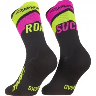 Ponožky Dynafit Ultra Crew Socks - Cinder/Ultra Yellow