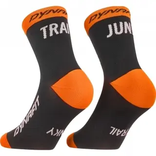 Ponožky Dynafit Trail Mid Socks - Black Out/Ultra Orange