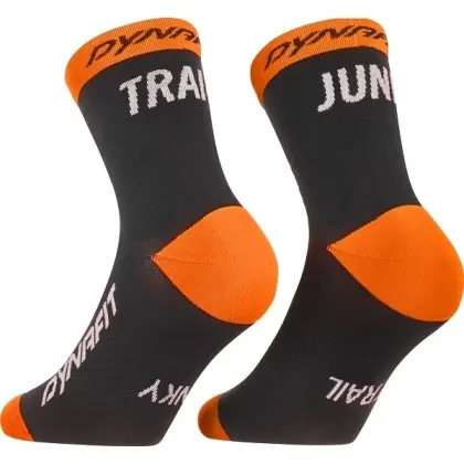 Ponožky Dynafit Trail Mid Socks - Black Out/Ultra Orange