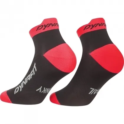 Ponožky Dynafit Trail Short Socks - Black Out/Ultra Coral