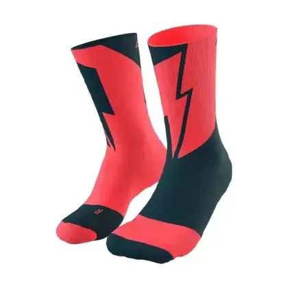 Ponožky Dynafit No Pain No Gain Socks - Fluo Coral