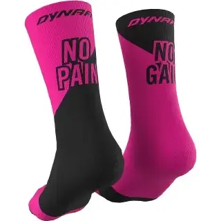 Ponožky Dynafit No Pain No Gain Socks - Pink Glo Black Out