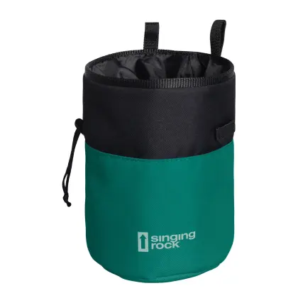 Vrecko na magnézium Singing Rock Chalk Bag Duo - black/green