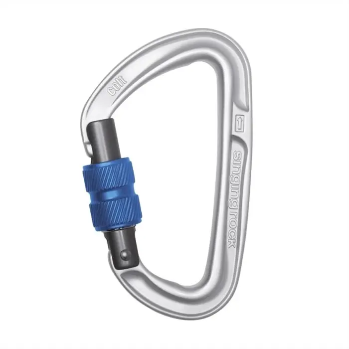 Karabína Singing Rock Colt Screw Lock - Blue
