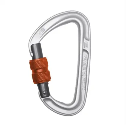 Karabína Singing Rock Colt Screw Lock - Orange