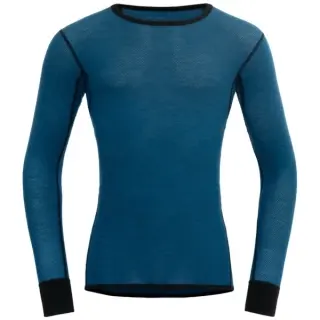 Tričko Devold Wool Mesh Merino 190 Shirt - Flood/Caviar