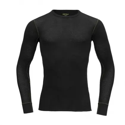 Tričko Devold Wool Mesh Merino 190 Shirt - Caviar