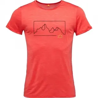 Tričko Devold Active Outline Tee - Cayenne