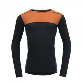 Tričko Devold Lauparen Merino 190 Shirt - Flame/ink