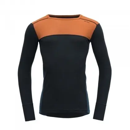 Tričko Devold Lauparen Merino 190 Shirt - Flame/ink