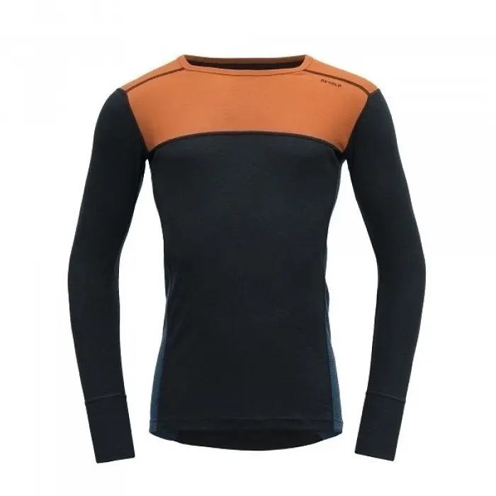 Tričko Devold Lauparen Merino 190 Shirt - Flame/ink