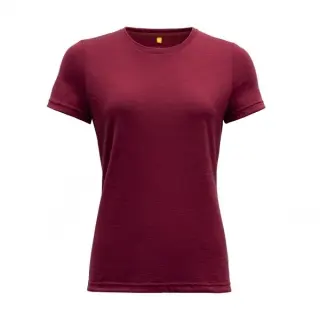Tričko Devold Eika Merino 150 Tee Woman - Beetroot
