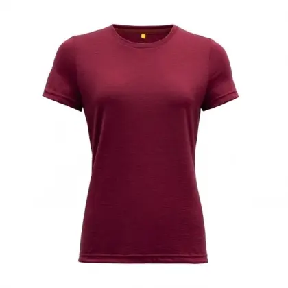 Tričko Devold Eika Merino 150 Tee Woman - Beetroot