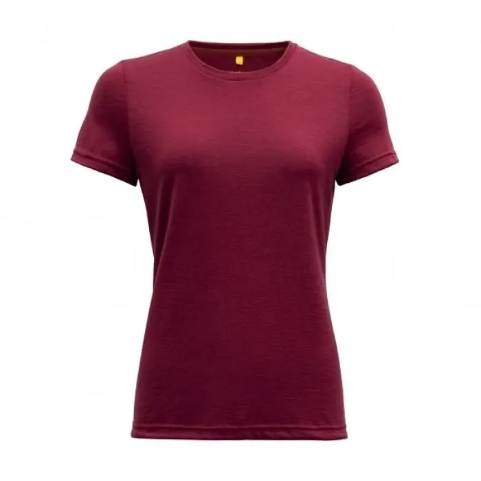 Tričko Devold Eika Merino 150 Tee Woman - Beetroot