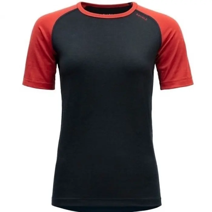 Tričko Devold Jakta Merino 200 T-Shirt Woman - Ink/Beauty