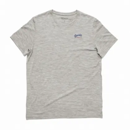 Tričko Devold Classic Script Tee - Grey Melange