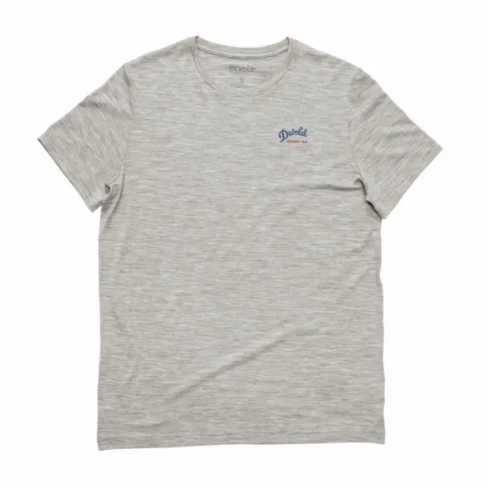 Tričko Devold Classic Script Tee - Grey Melange