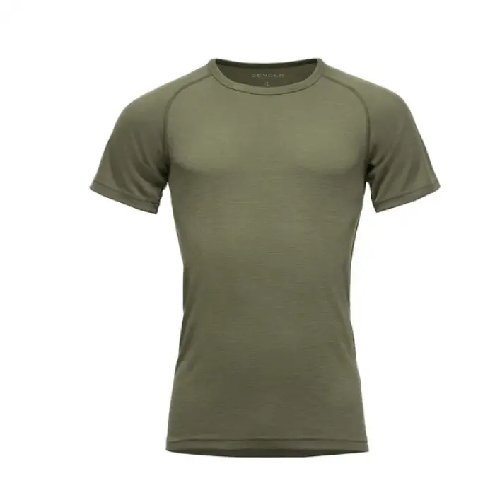 Tričko Devold Lauparen Merino 190 Base Tee - Lichen