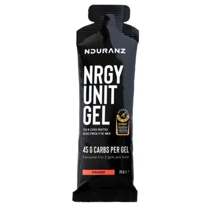 Energetický gél Nduranz Nrgy Gel 75g - Pomaranč