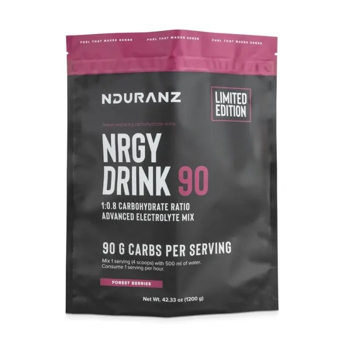 Iontový nápoj Ndruranz Nrgy Unit Drink 90 1200g - Lesné ovocie
