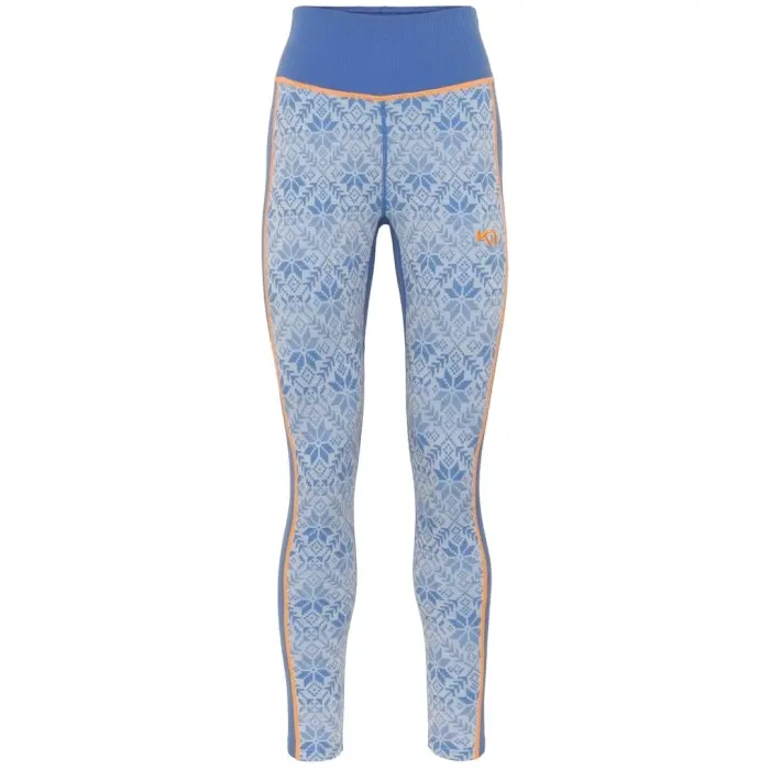 Nohavice Kari Traa Anna High Waist Pants Woman - Sea