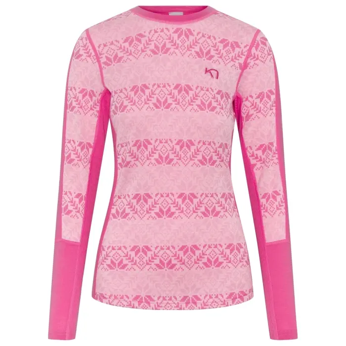 Tričko Kari Traa Anna LS Woman - Bright pink