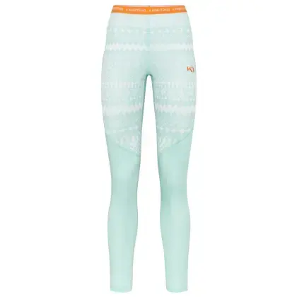 Nohavice Kari Traa Live Pants Woman - Bright Turquoise