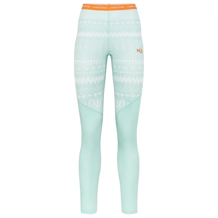 Nohavice Kari Traa Live Pants Woman - Bright Turquoise