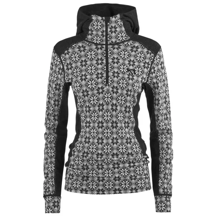 Tričko Kari Traa Rose Hood Woman - Black