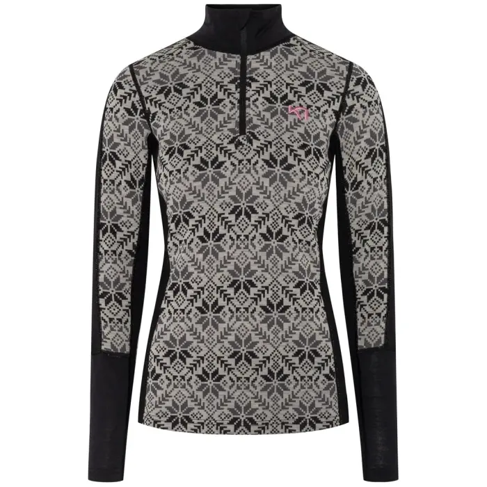 Tričko Kari Traa Anna Half Zip Woman