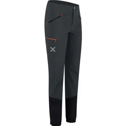 Nohavice Montura Vertigo Allround Pants - Antracite/orange