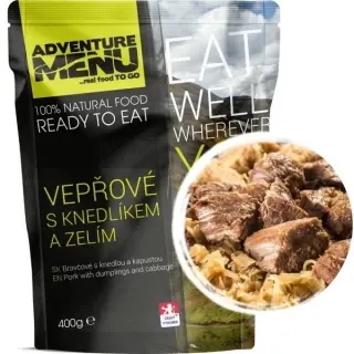 Adventure Menu Bravčové s knedlikom a kapustou