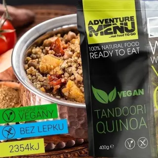 Adventure Menu Tandoori Quinoa (vegan)